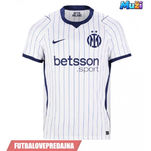 Lacne Muži Futbalové dres Inter Milan John Stones #6 2026-27 Krátky Rukáv - Preč